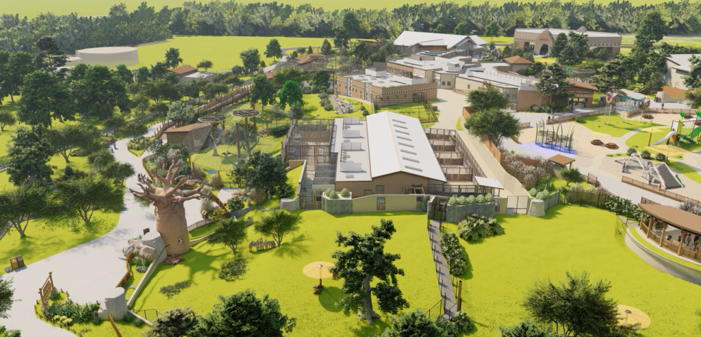 Tulsa Zoo proposed African Wilds rendering